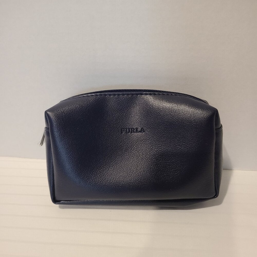 Furla x Philippine Airlines Cosmetic Bag-Toiletry-Navy-Collab-Travel-Organizer